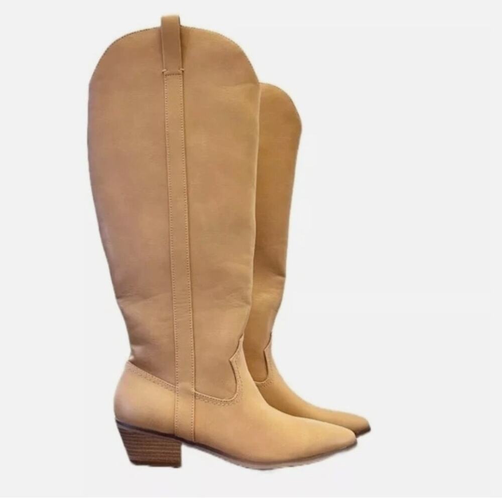NEW Universal Thread Women's Sommer Western Boots - Light Brown Size 7
